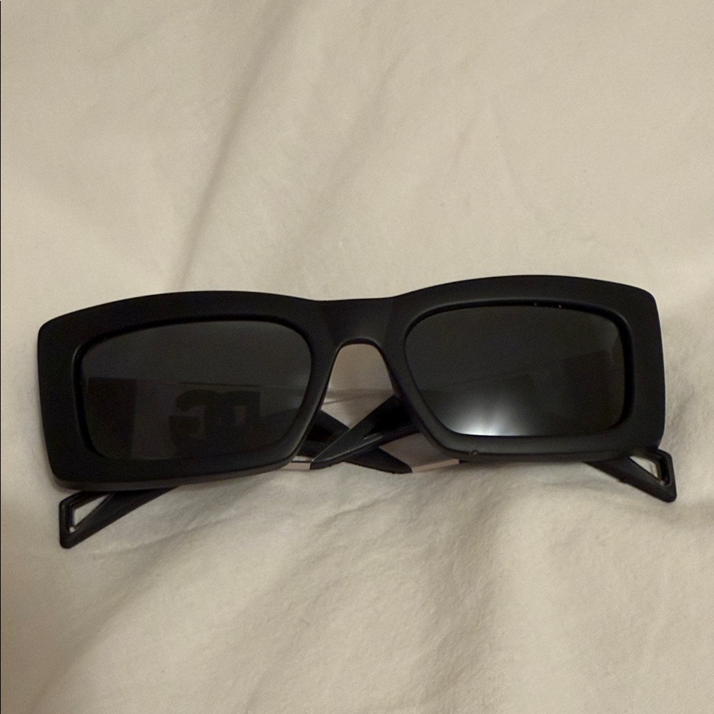 Dolce & Gabbana Black Rectangular Sunglasses